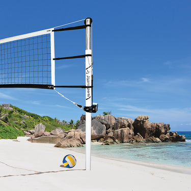 Beach Volleyball Upright (3-1/2 in. Ground Sleeve) - NFHS, NCAA, USVBA Compliant